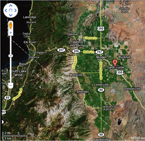 Carson Valley Map