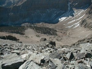 Wheeler Peak-looking south & down